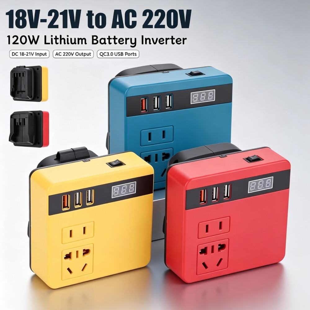 120W DC 18-21V를 AC 220V로 변환하는  - Ac Outdoor Power 리뷰 및 가격