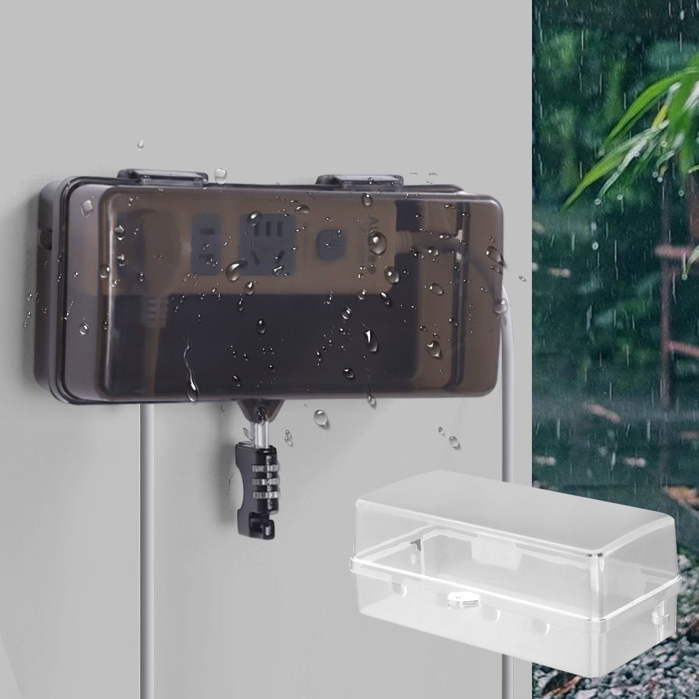 내구성 있는 플라스틱 플러그 박스 도난 방지 방수 연장 - Outdoor Power Strip Weatherproof 리뷰 및 가격