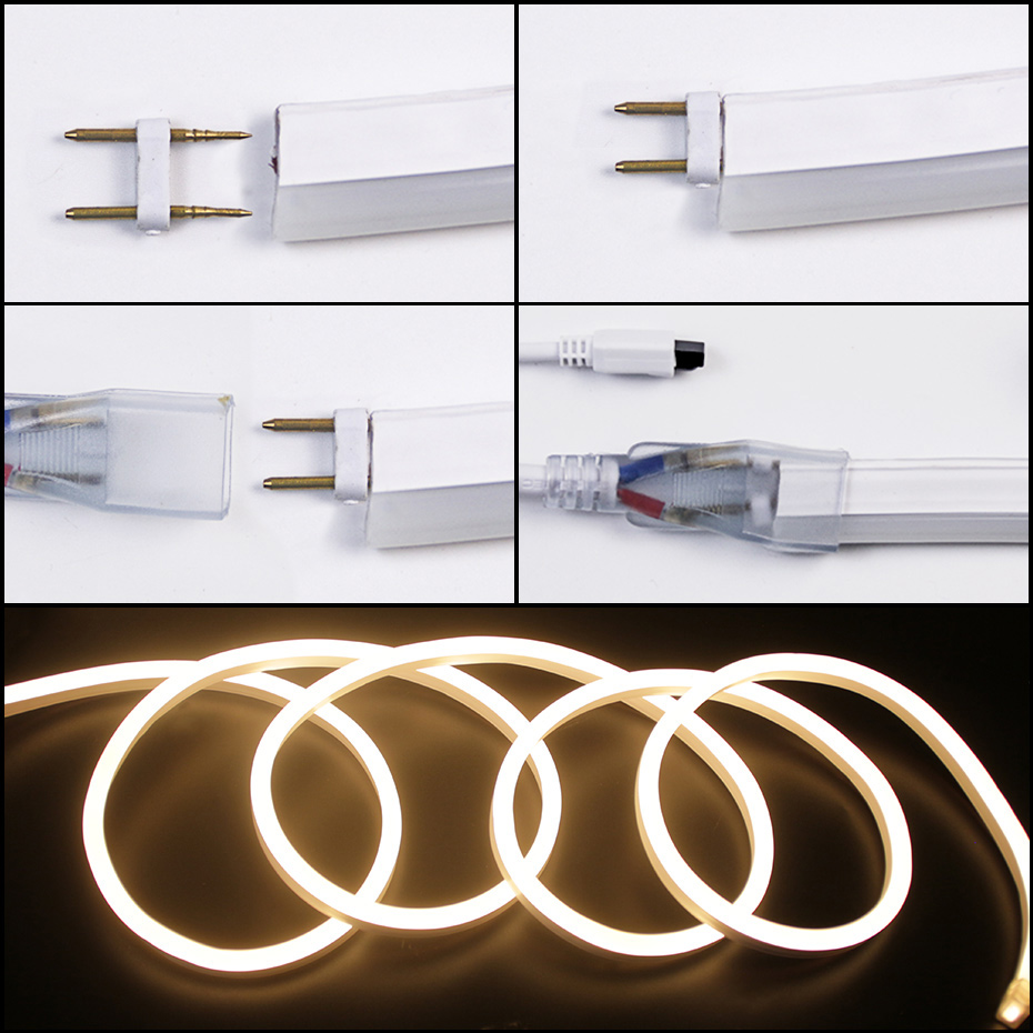 LED 네온 스트립 220V 2835 120 LED/m - Outdoor Power Strip Weatherproof 리뷰 및 가격